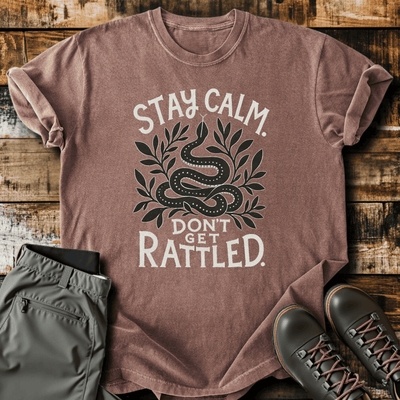 Don't Get Rattled T-Shirt - Funny Hiking Graphic Tee - Gift for Hikers - Unisex