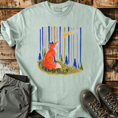 Fox Gazing T-Shirt - Funny Hiking Graphic Tee - Gift for Hikers - Unisex