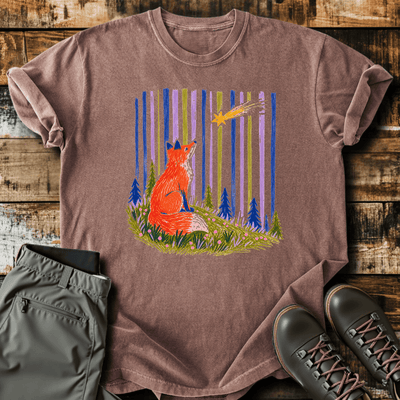 Fox Gazing T-Shirt - Funny Hiking Graphic Tee - Gift for Hikers - Unisex