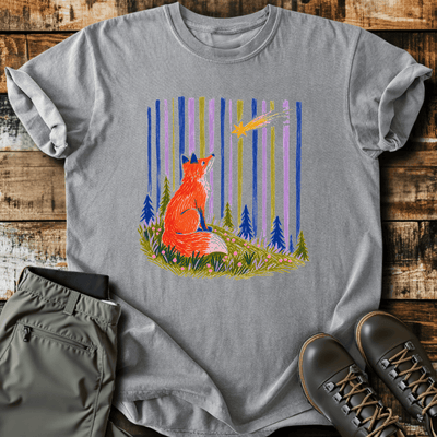 Fox Gazing T-Shirt - Funny Hiking Graphic Tee - Gift for Hikers - Unisex