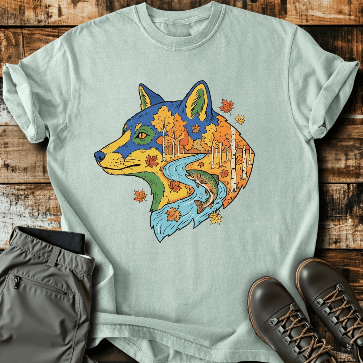 Fox Season T-Shirt - Funny Hiking Graphic Tee - Gift for Hikers - Unisex