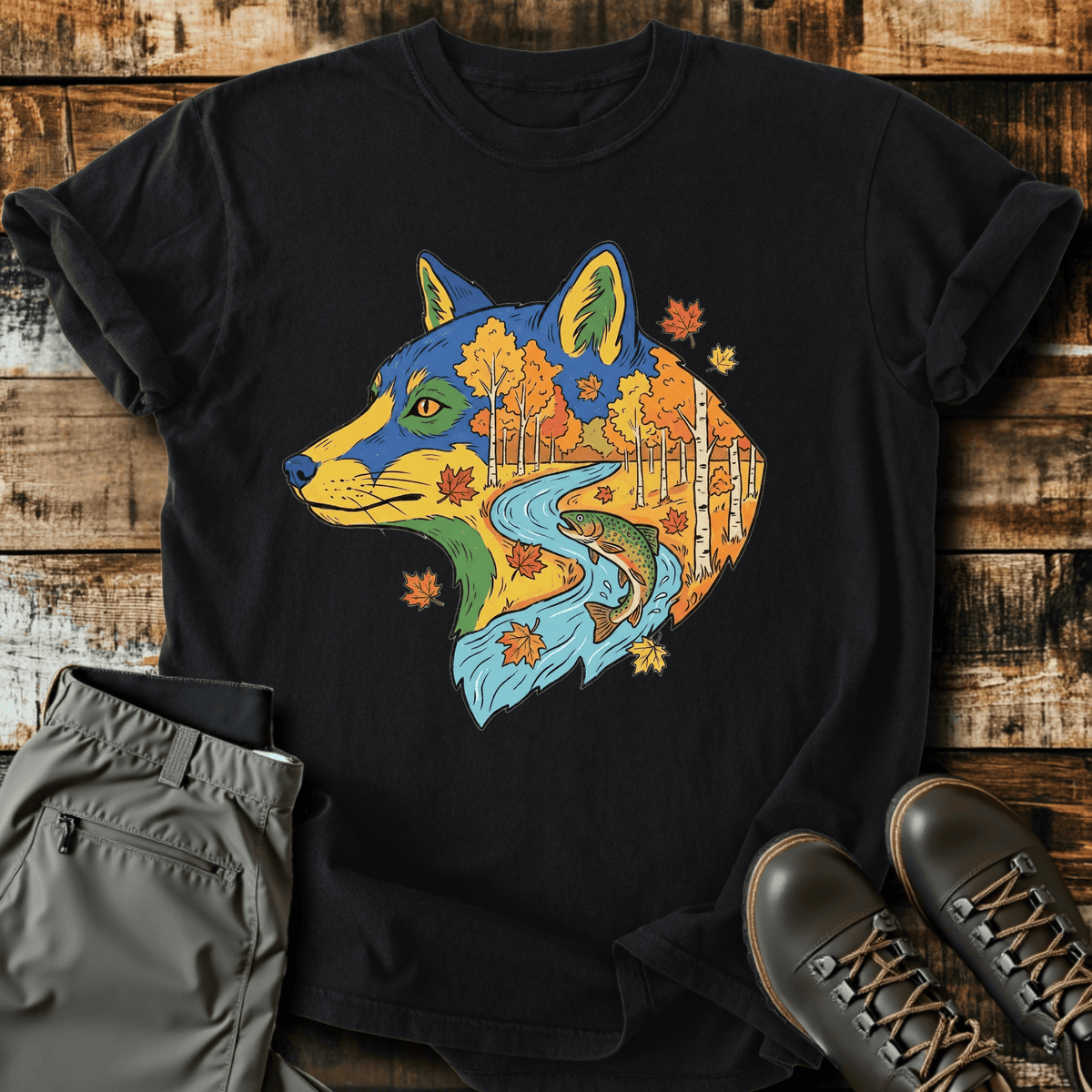 Fox Season T-Shirt - Funny Hiking Graphic Tee - Gift for Hikers - Unisex
