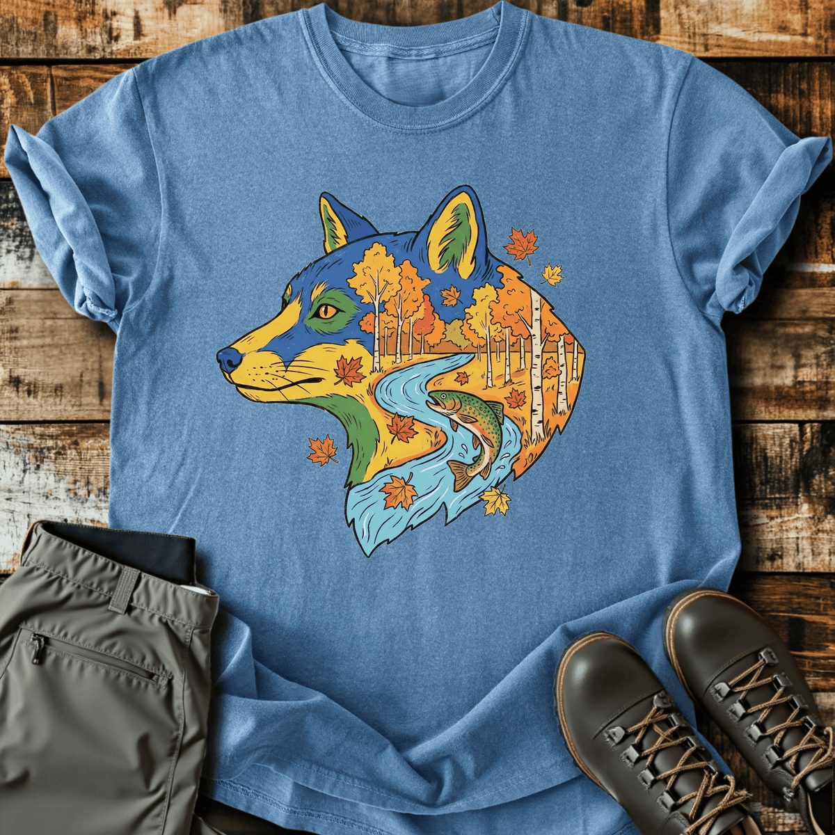 Fox Season T-Shirt - Funny Hiking Graphic Tee - Gift for Hikers - Unisex
