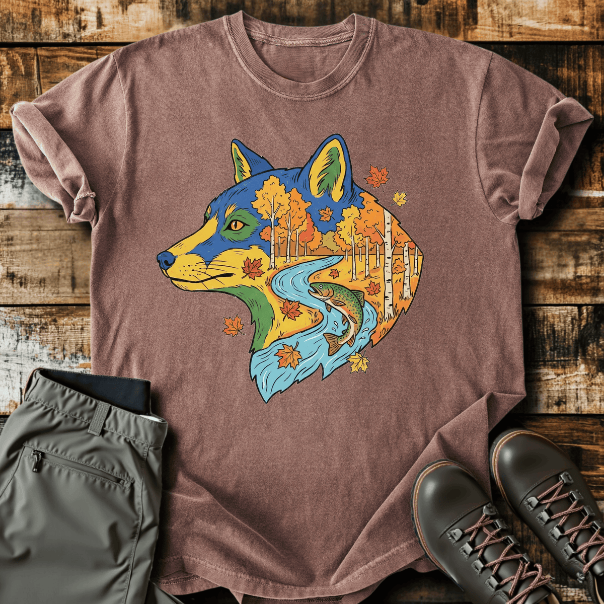 Fox Season T-Shirt - Funny Hiking Graphic Tee - Gift for Hikers - Unisex