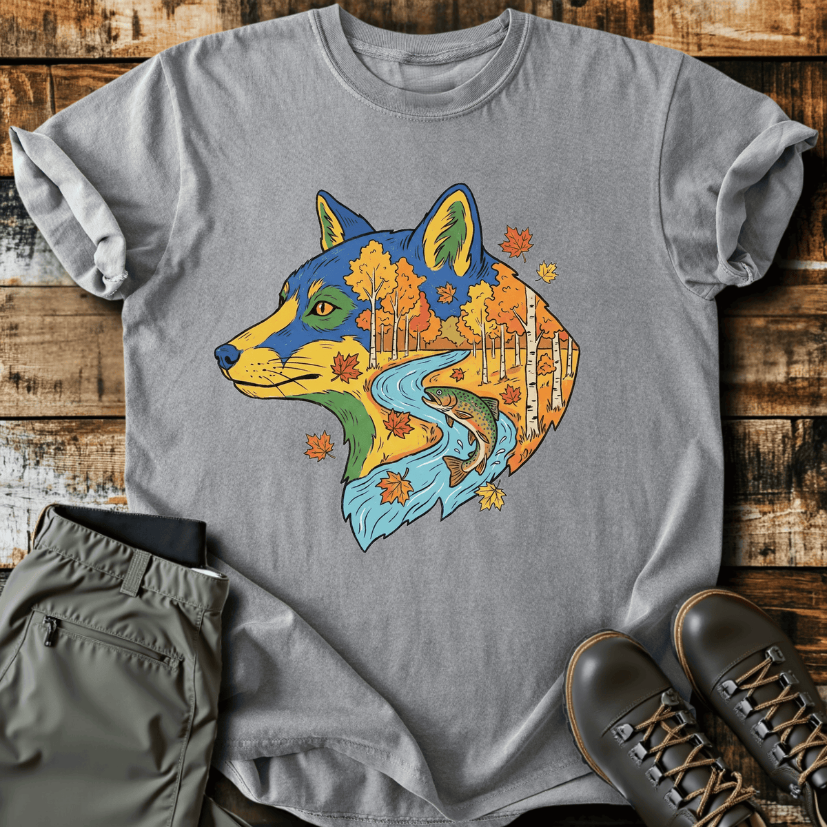 Fox Season T-Shirt - Funny Hiking Graphic Tee - Gift for Hikers - Unisex
