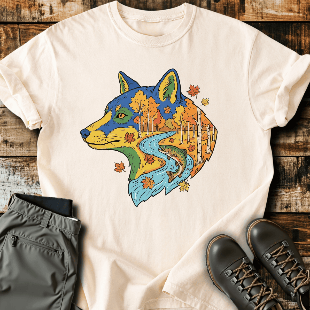 Fox Season T-Shirt - Funny Hiking Graphic Tee - Gift for Hikers - Unisex