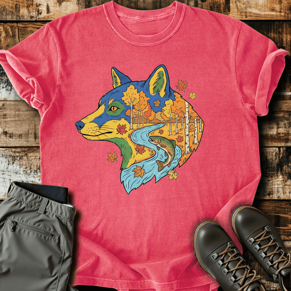 Fox Season T-Shirt - Funny Hiking Graphic Tee - Gift for Hikers - Unisex