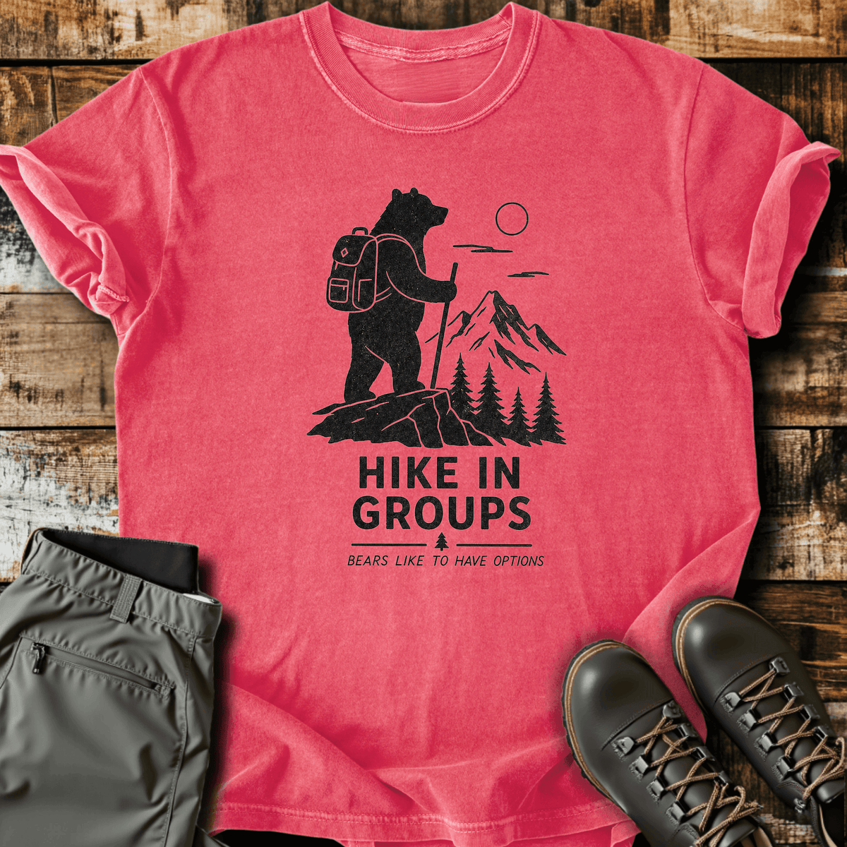 Bears Like Options T-Shirt - Funny Hiking Graphic Tee - Gift for Hikers - Unisex