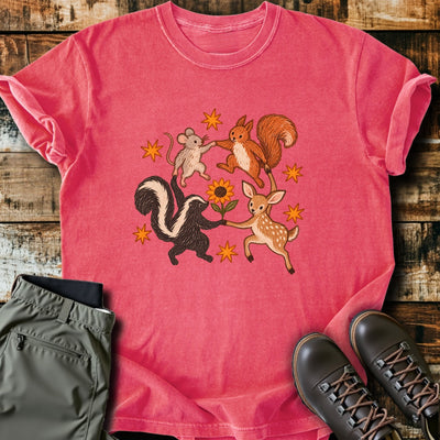 Forest Circle T-Shirt Funny Hiking Shirt