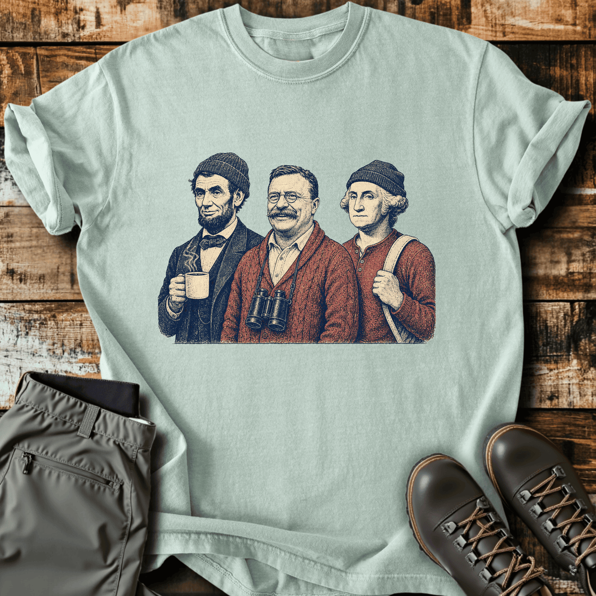 Founding Trail Crew T-Shirt Funny Hiking Shirt