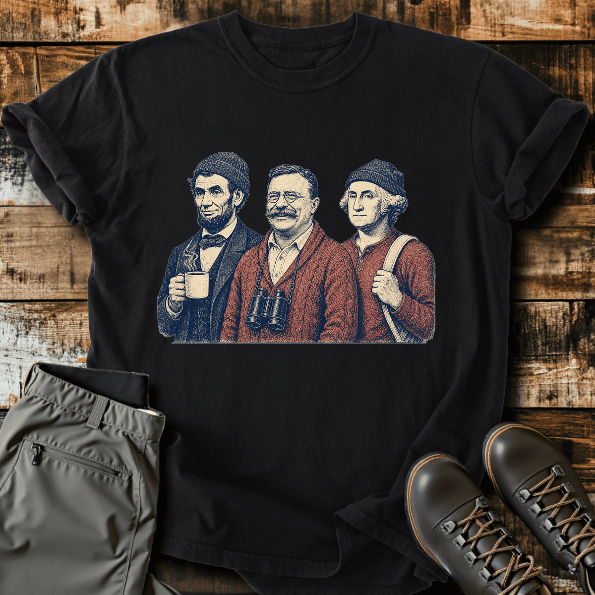 Founding Trail Crew T-Shirt Funny Hiking Shirt