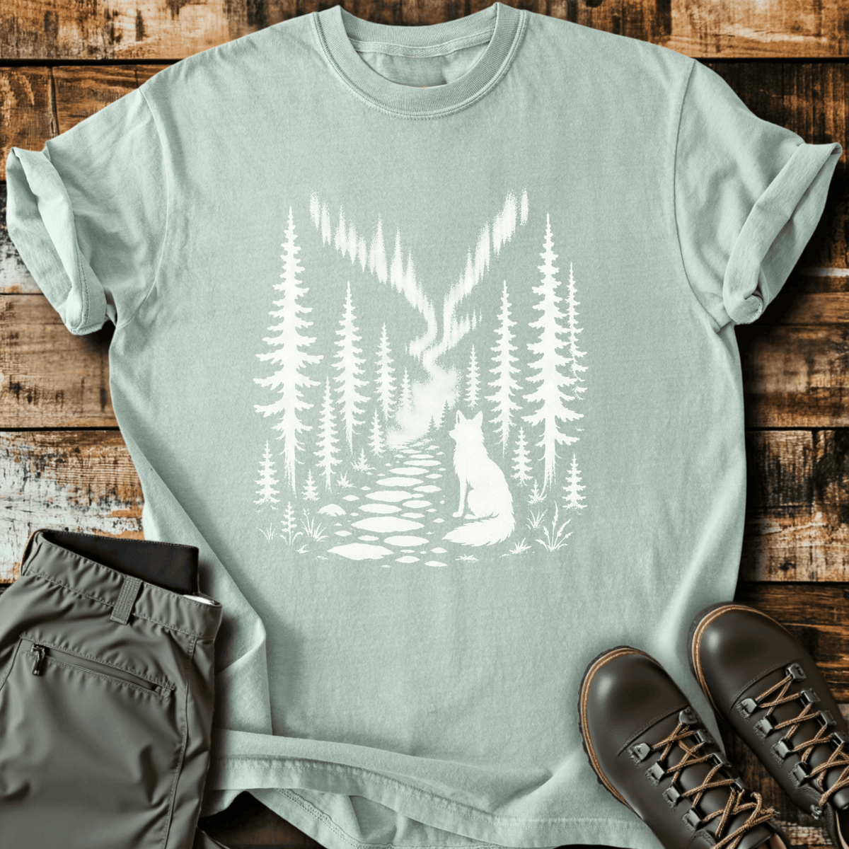 Fork In The Trail T-Shirt - Funny Hiking Graphic Tee - Gift for Hikers - Unisex