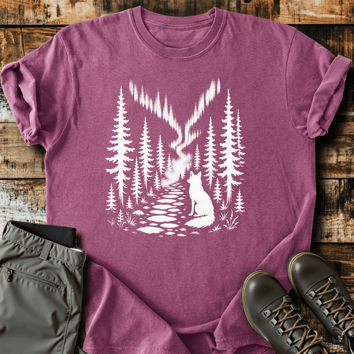 Fork In The Trail T-Shirt - Funny Hiking Graphic Tee - Gift for Hikers - Unisex