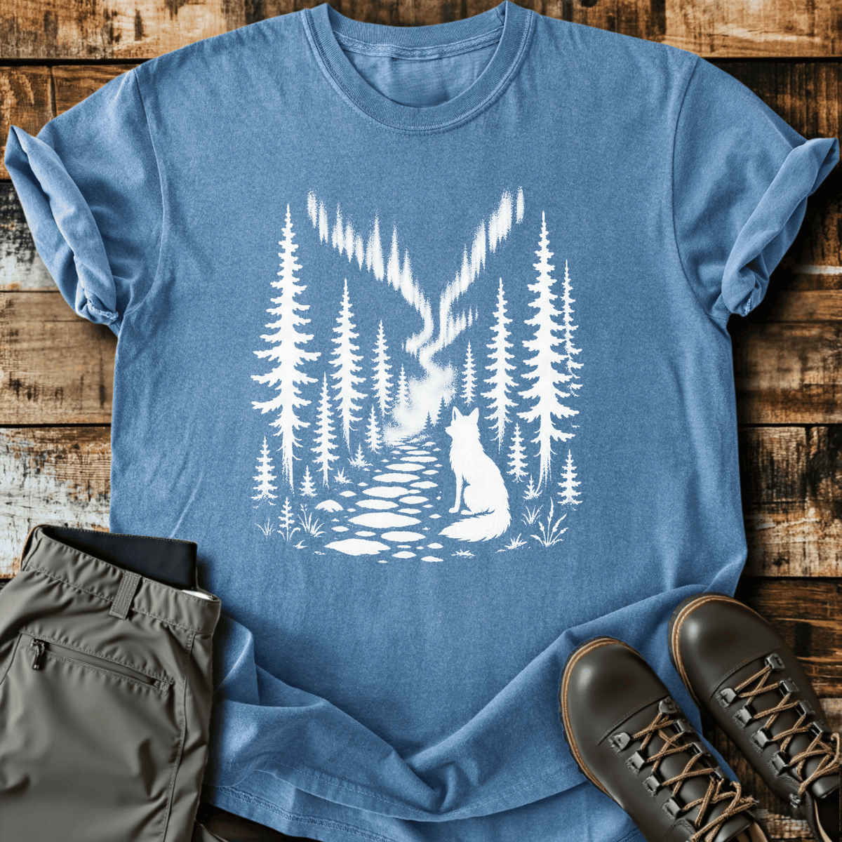 Fork In The Trail T-Shirt - Funny Hiking Graphic Tee - Gift for Hikers - Unisex