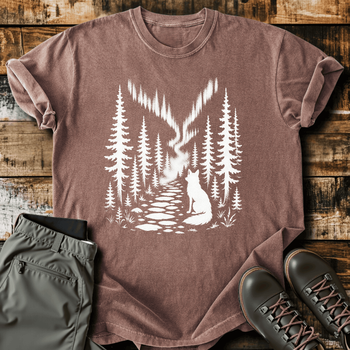 Fork In The Trail T-Shirt - Funny Hiking Graphic Tee - Gift for Hikers - Unisex
