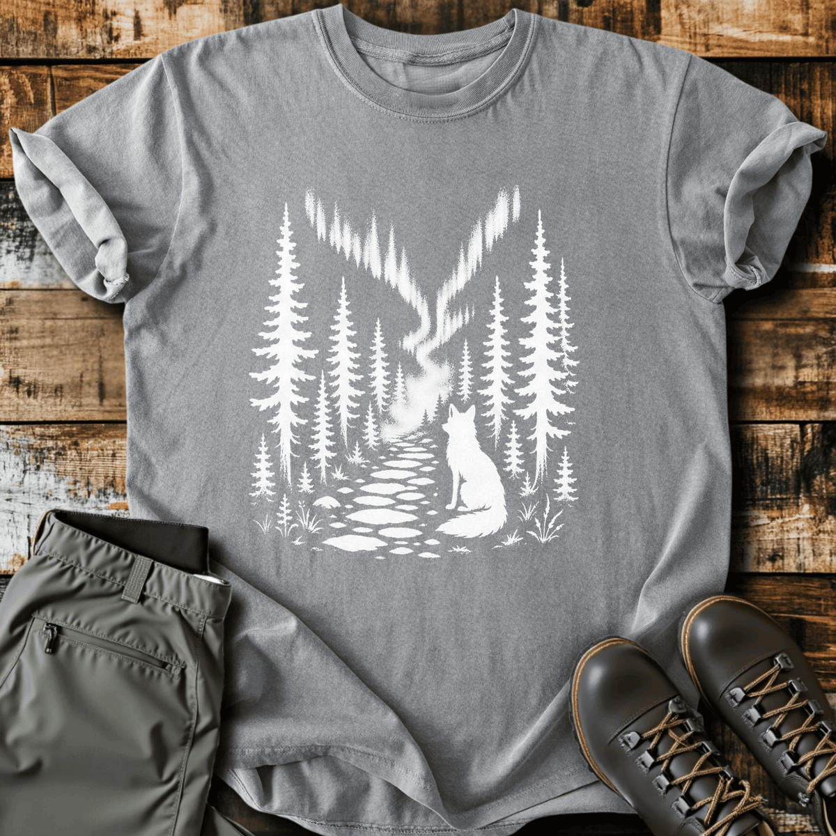 Fork In The Trail T-Shirt - Funny Hiking Graphic Tee - Gift for Hikers - Unisex