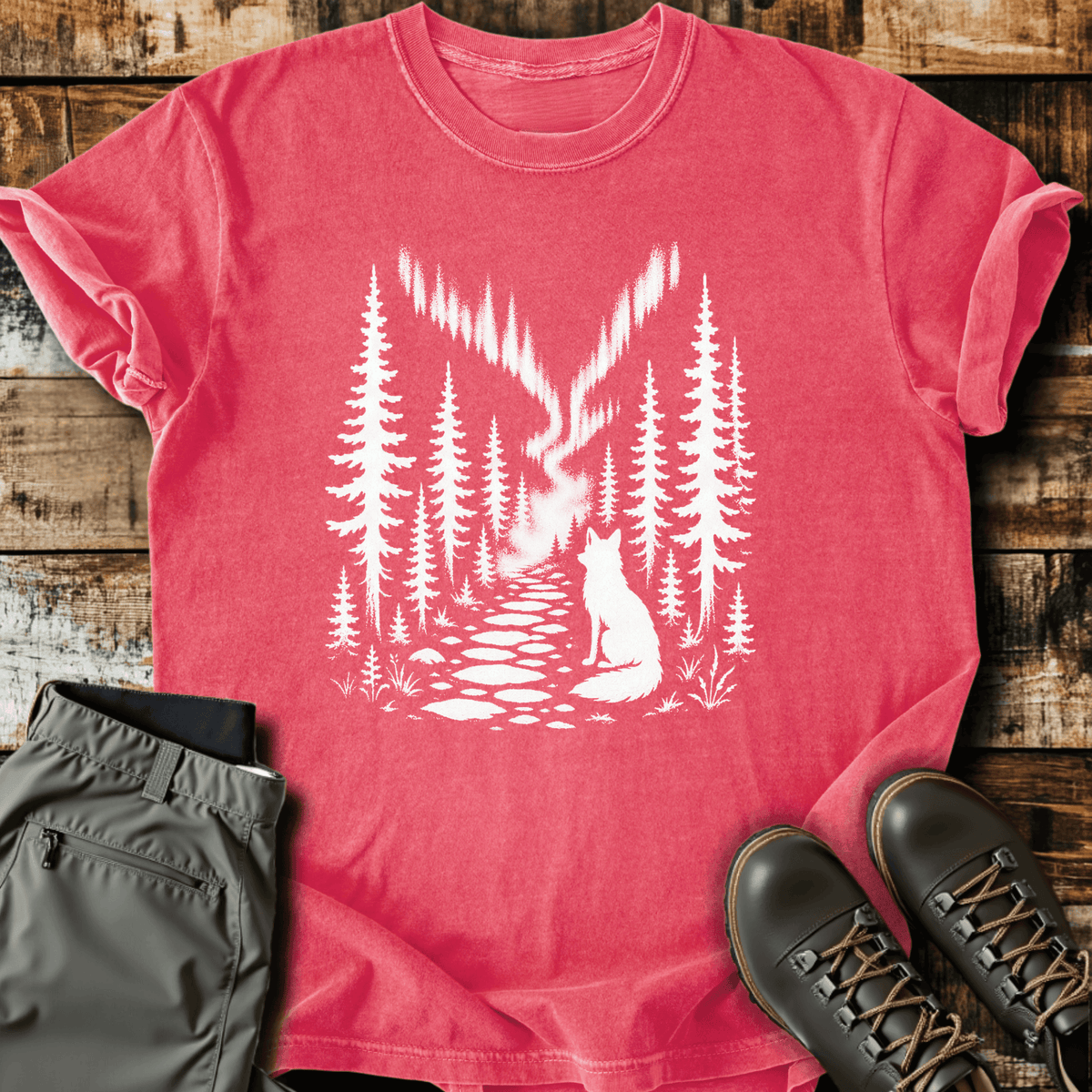 Fork In The Trail T-Shirt - Funny Hiking Graphic Tee - Gift for Hikers - Unisex