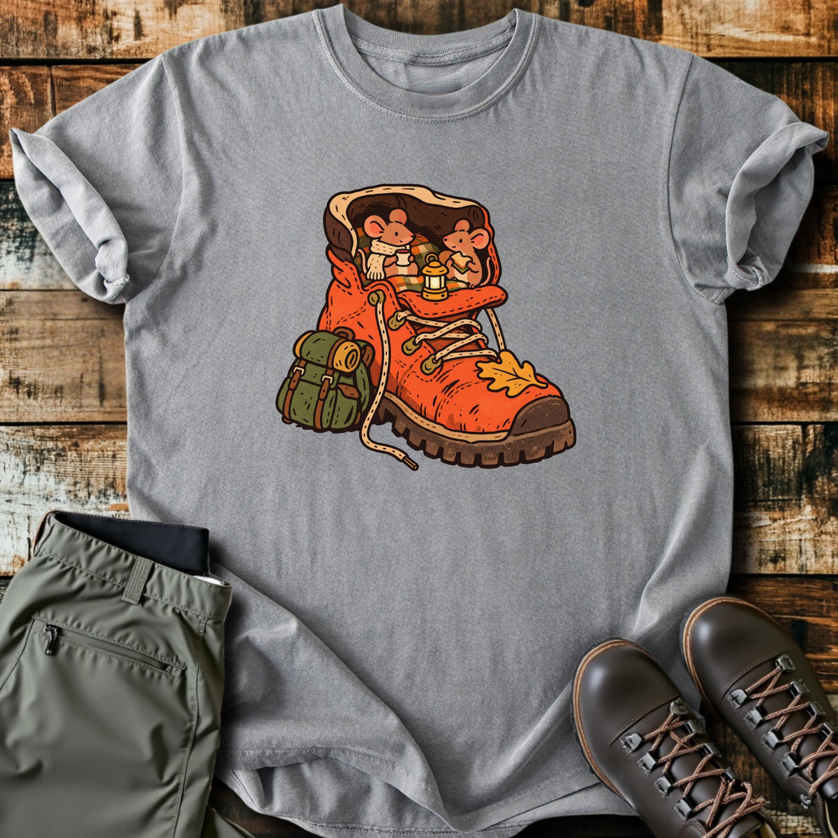 Boot Camp T-Shirt Funny Hiking Shirt
