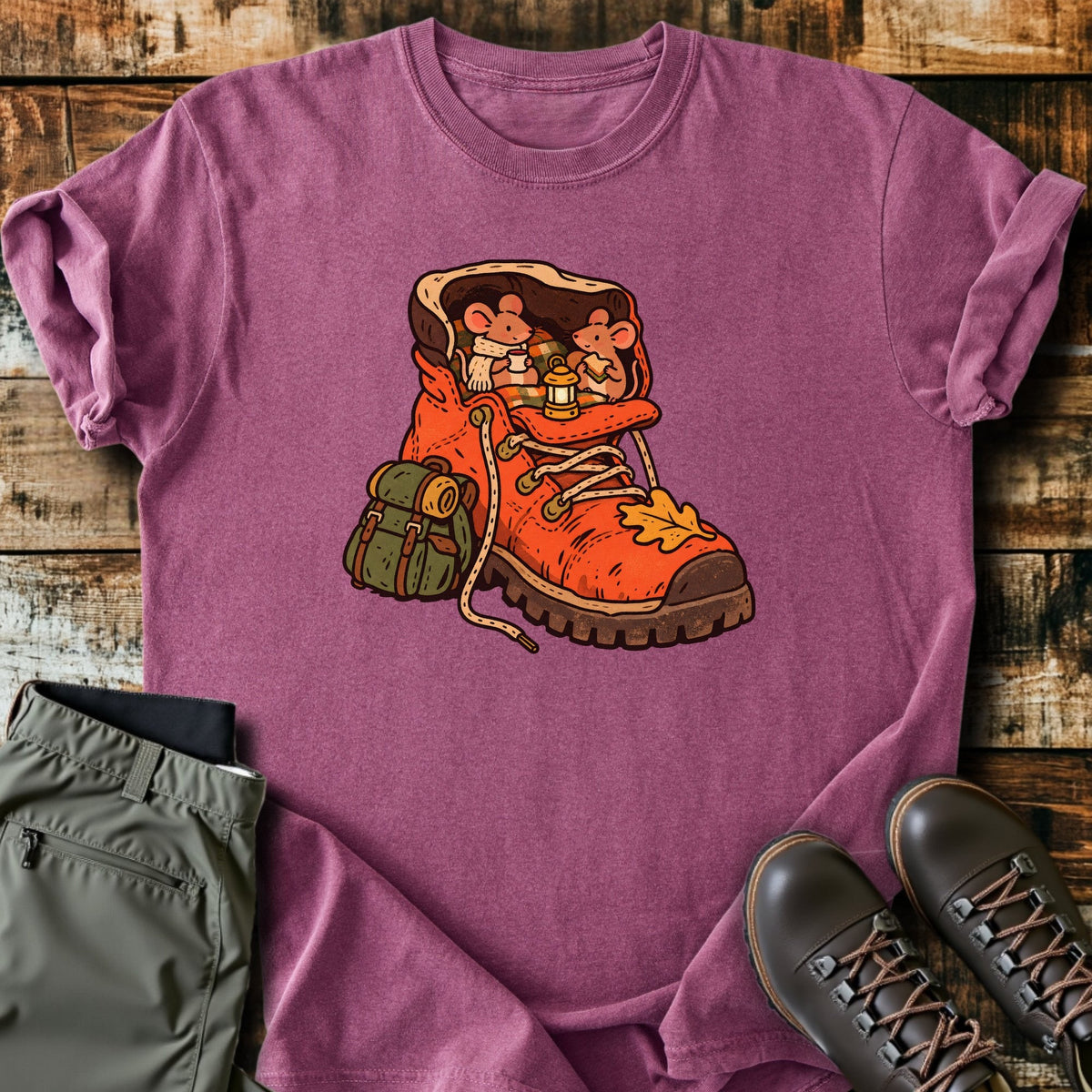 Boot Camp T-Shirt Funny Hiking Shirt