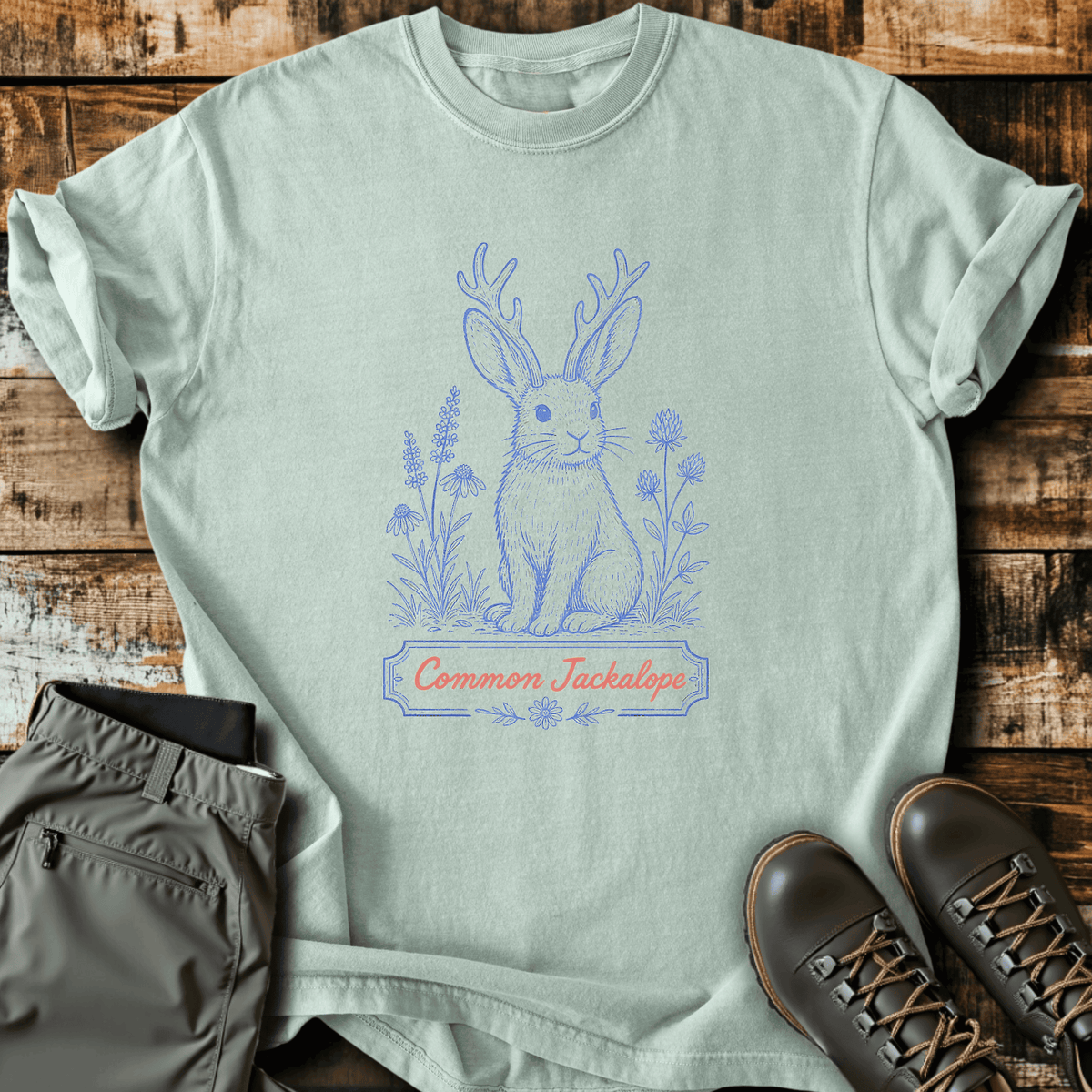Common Jackalope T-Shirt - Funny Hiking Graphic Tee - Gift for Hikers - Unisex