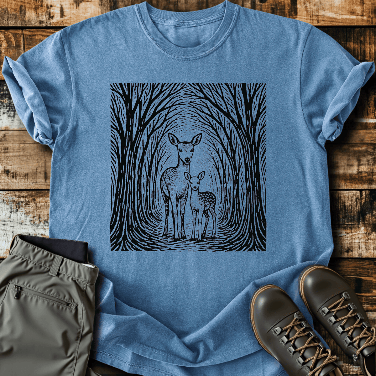 Doe & Dear T-Shirt - Funny Hiking Graphic Tee - Gift for Hikers - Unisex