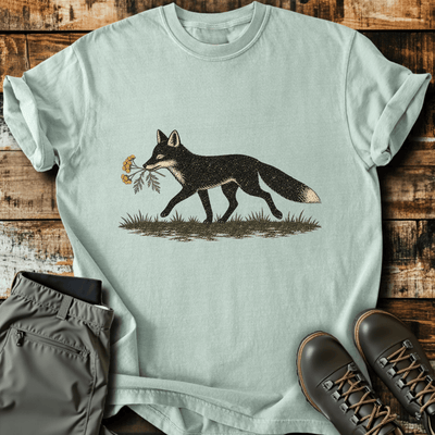 Fox Foraged T-Shirt - Funny Hiking Graphic Tee - Gift for Hikers - Unisex