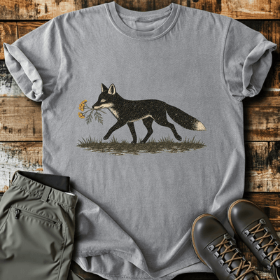 Fox Foraged T-Shirt - Funny Hiking Graphic Tee - Gift for Hikers - Unisex
