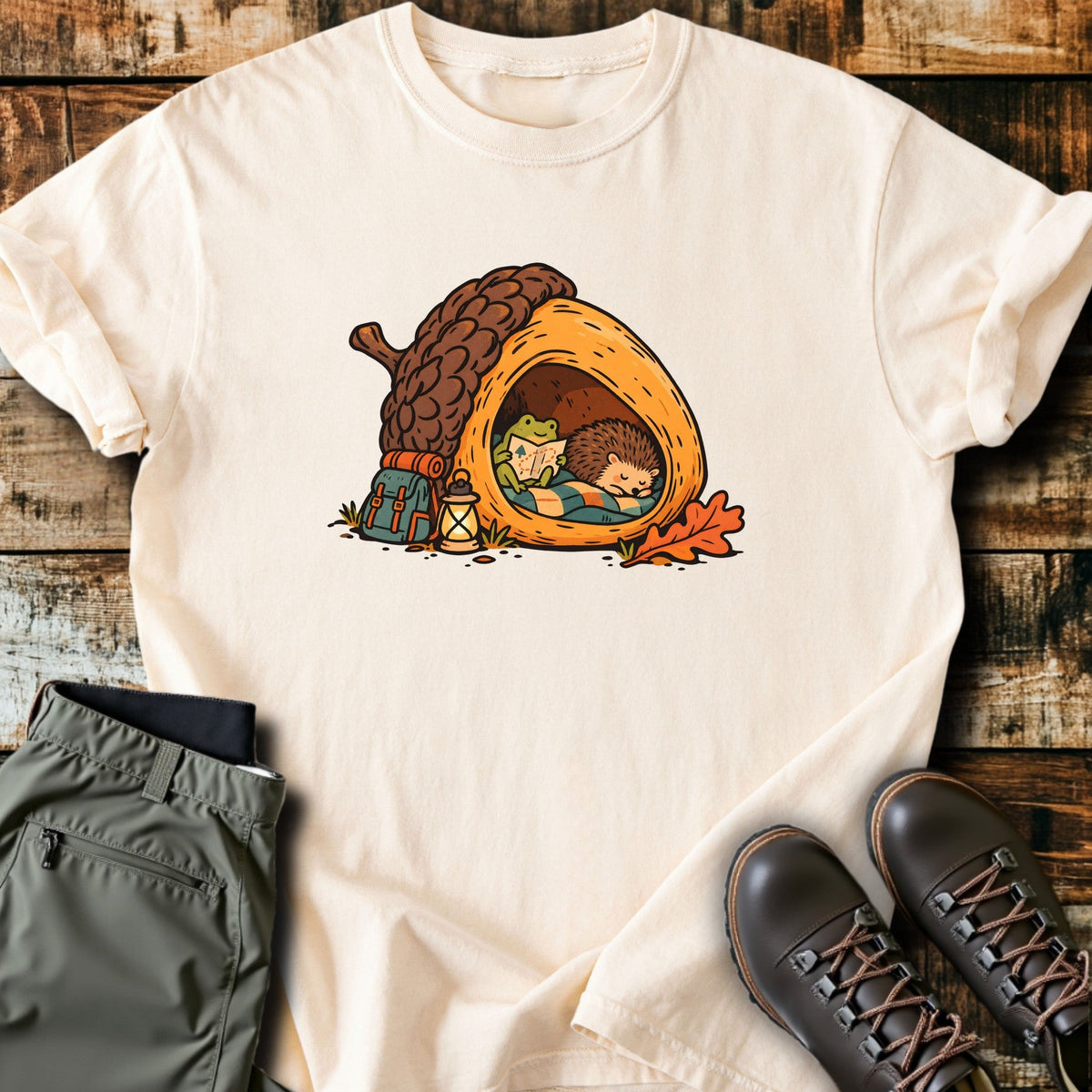 Acorn Home T-Shirt Funny Hiking Shirt