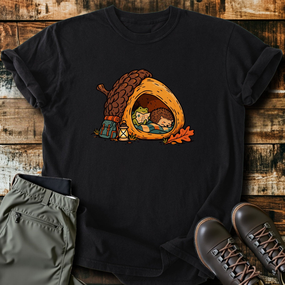 Acorn Home T-Shirt Funny Hiking Shirt