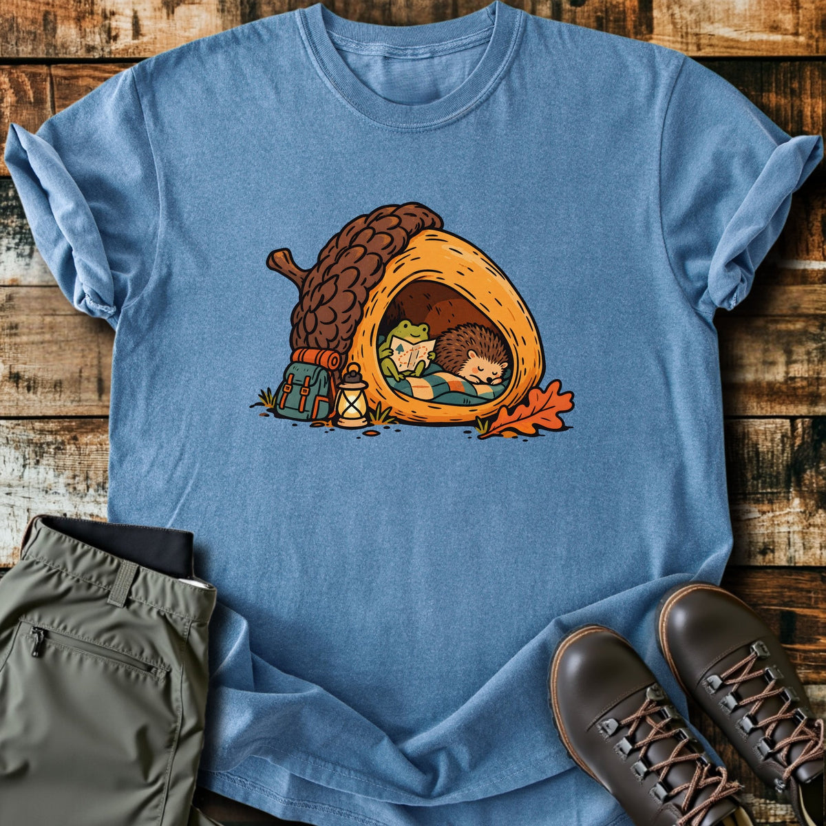 Acorn Home T-Shirt Funny Hiking Shirt