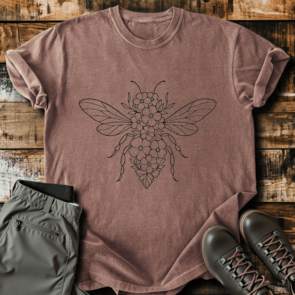 Bee-Loved T-Shirt - Funny Hiking Graphic Tee - Gift for Hikers - Unisex