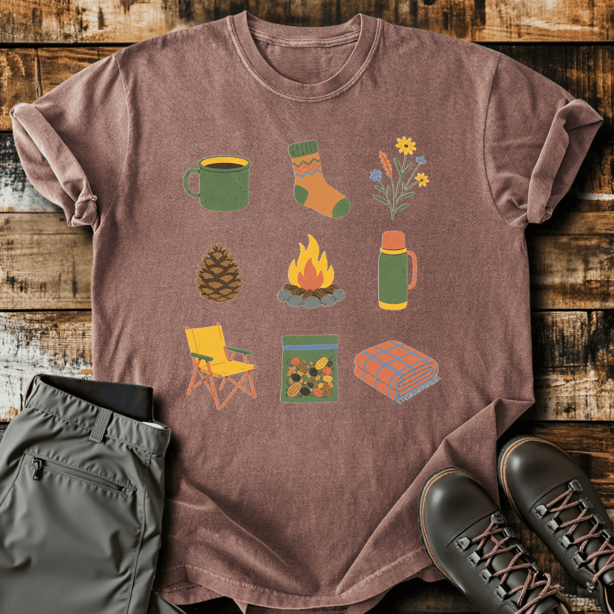 Cozy Essentials T-Shirt - Funny Hiking Graphic Tee - Gift for Hikers - Unisex