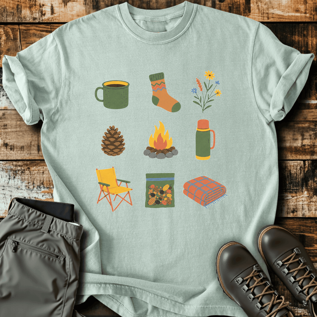 Cozy Essentials T-Shirt - Funny Hiking Graphic Tee - Gift for Hikers - Unisex