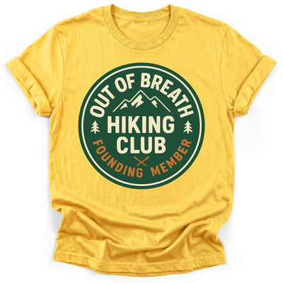Founding Member T-Shirt - Funny Hiking Graphic Tee - Gift for Hikers - Unisex
