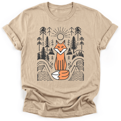 Fox Spirit T-Shirt - Funny Hiking Graphic Tee - Gift for Hikers - Unisex