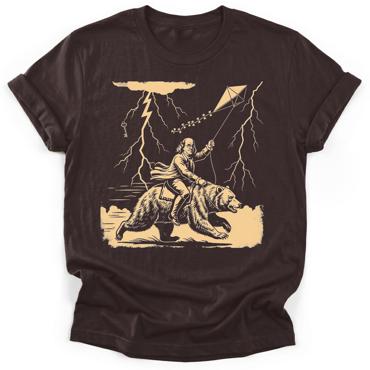 Ben Franklin T-Shirt - Funny Hiking Graphic Tee - Gift for Hikers - Unisex