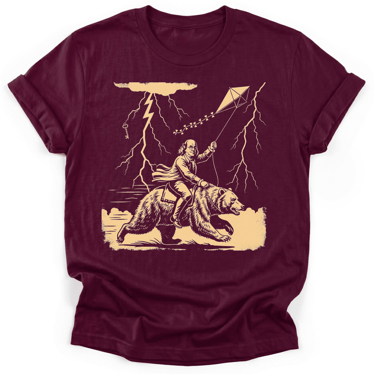 Ben Franklin T-Shirt - Funny Hiking Graphic Tee - Gift for Hikers - Unisex