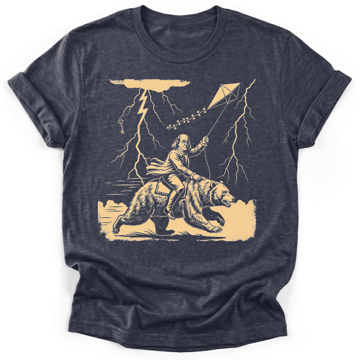 Ben Franklin T-Shirt - Funny Hiking Graphic Tee - Gift for Hikers - Unisex