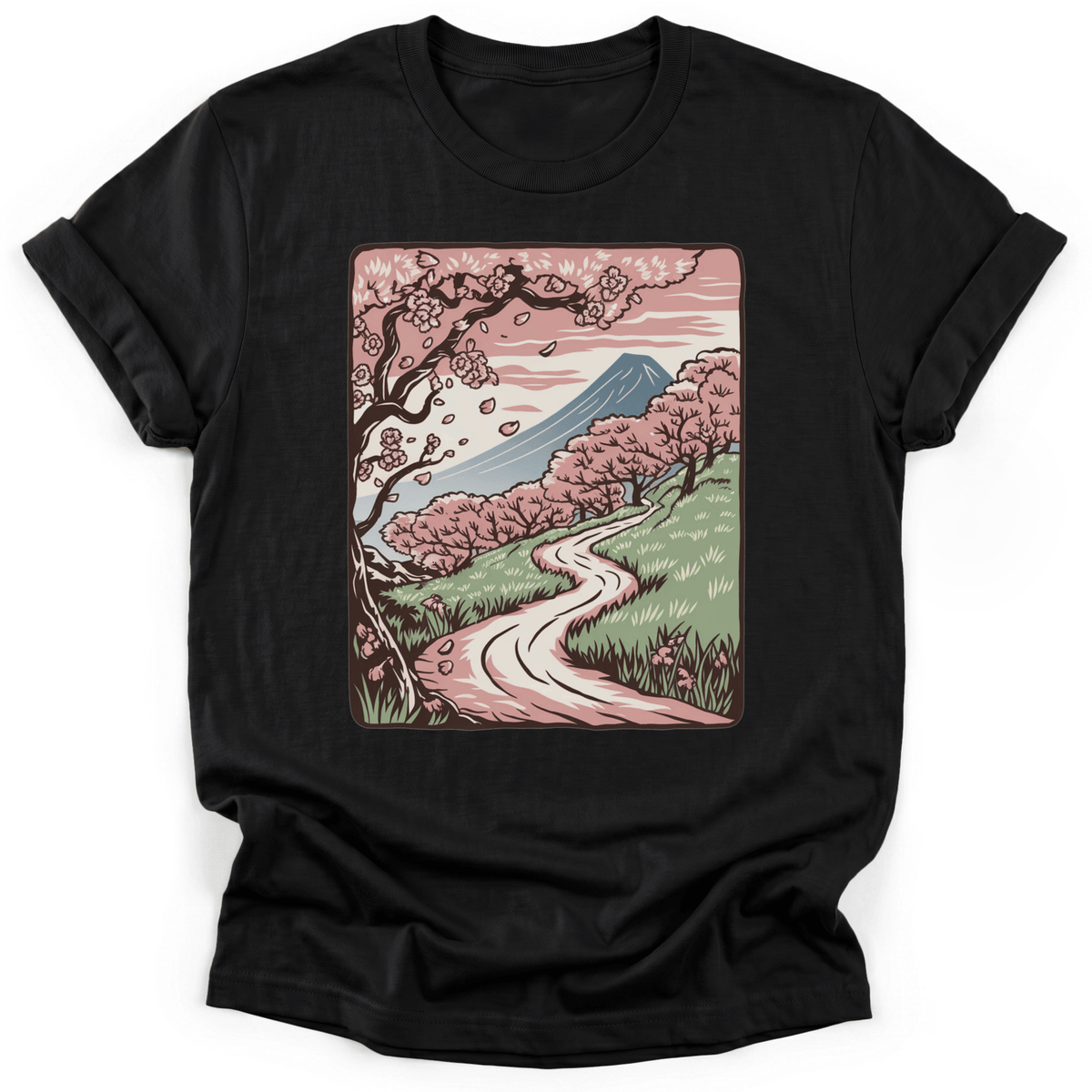 Cherry Blossoms T-Shirt - Funny Hiking Graphic Tee - Gift for Hikers - Unisex