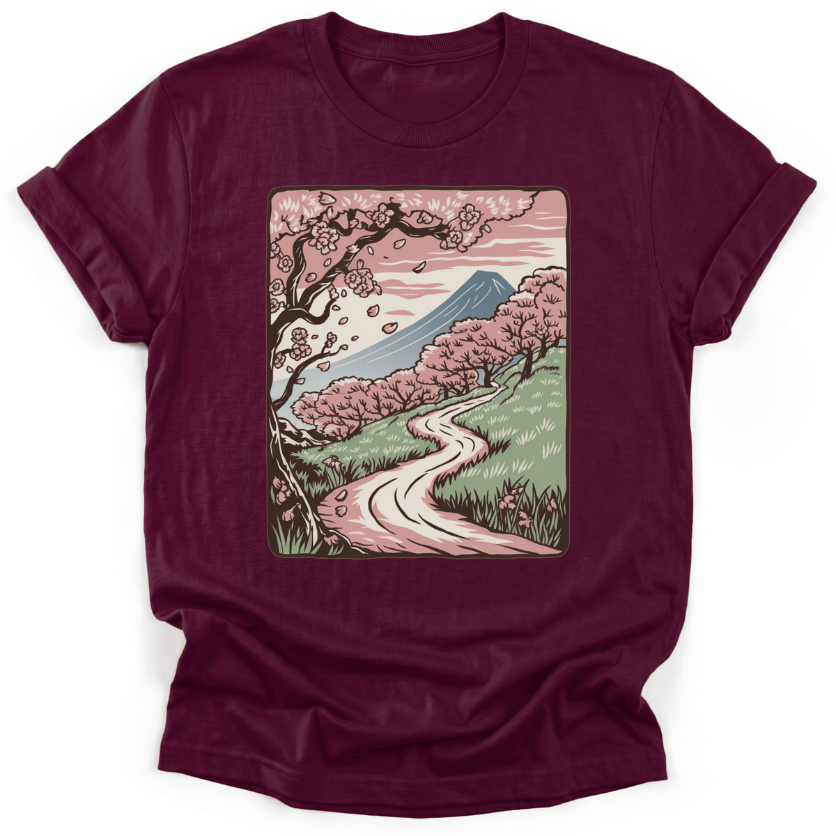 Cherry Blossoms T-Shirt - Funny Hiking Graphic Tee - Gift for Hikers - Unisex