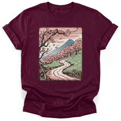 Cherry Blossoms T-Shirt - Funny Hiking Graphic Tee - Gift for Hikers - Unisex