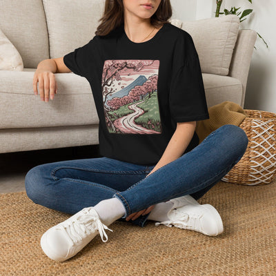 Cherry Blossoms T-Shirt - Funny Hiking Graphic Tee - Gift for Hikers - Unisex
