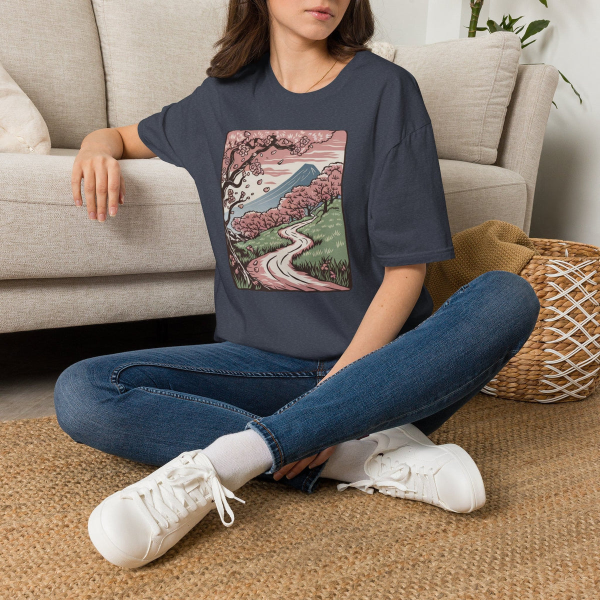 Cherry Blossoms T-Shirt - Funny Hiking Graphic Tee - Gift for Hikers - Unisex