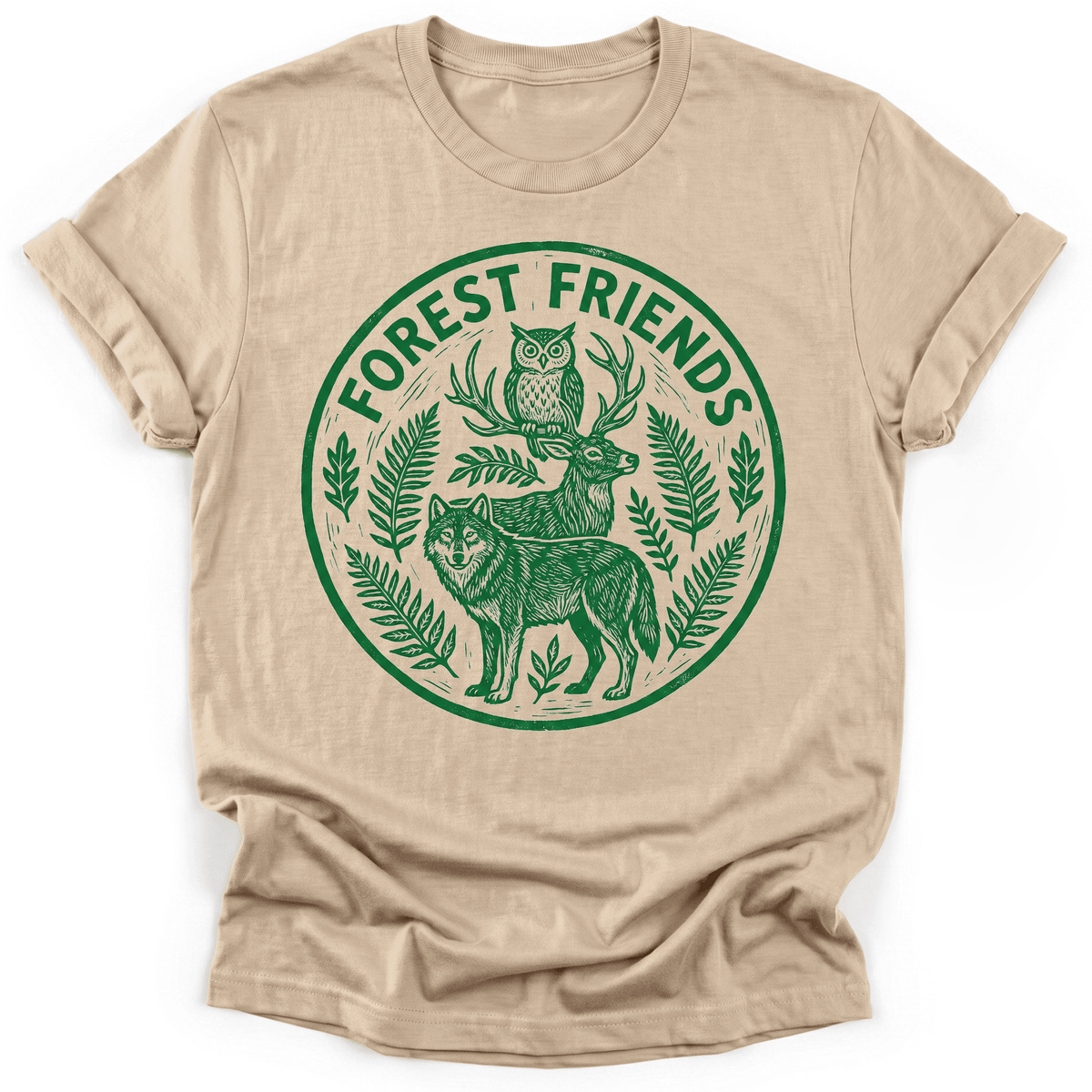 Forest Friends T-Shirt - Funny Hiking Graphic Tee - Gift for Hikers - Unisex