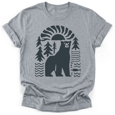 Bear Spirit T-Shirt - Funny Hiking Graphic Tee - Gift for Hikers - Unisex