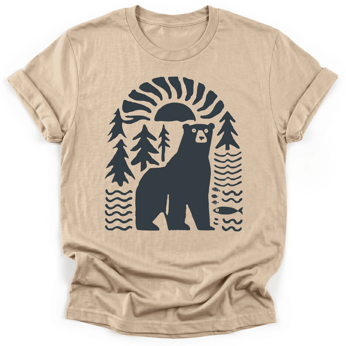 Bear Spirit T-Shirt - Funny Hiking Graphic Tee - Gift for Hikers - Unisex