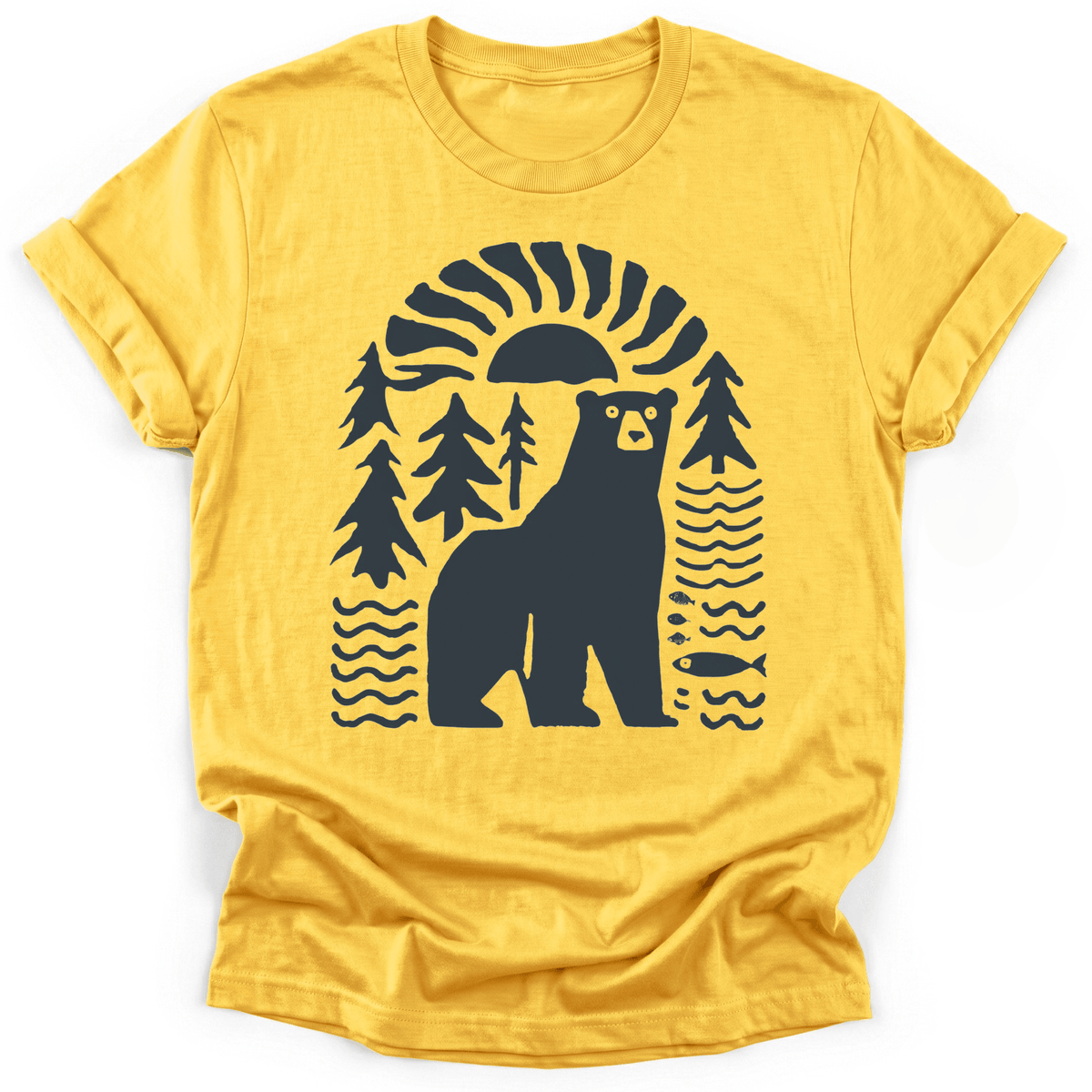 Bear Spirit T-Shirt - Funny Hiking Graphic Tee - Gift for Hikers - Unisex