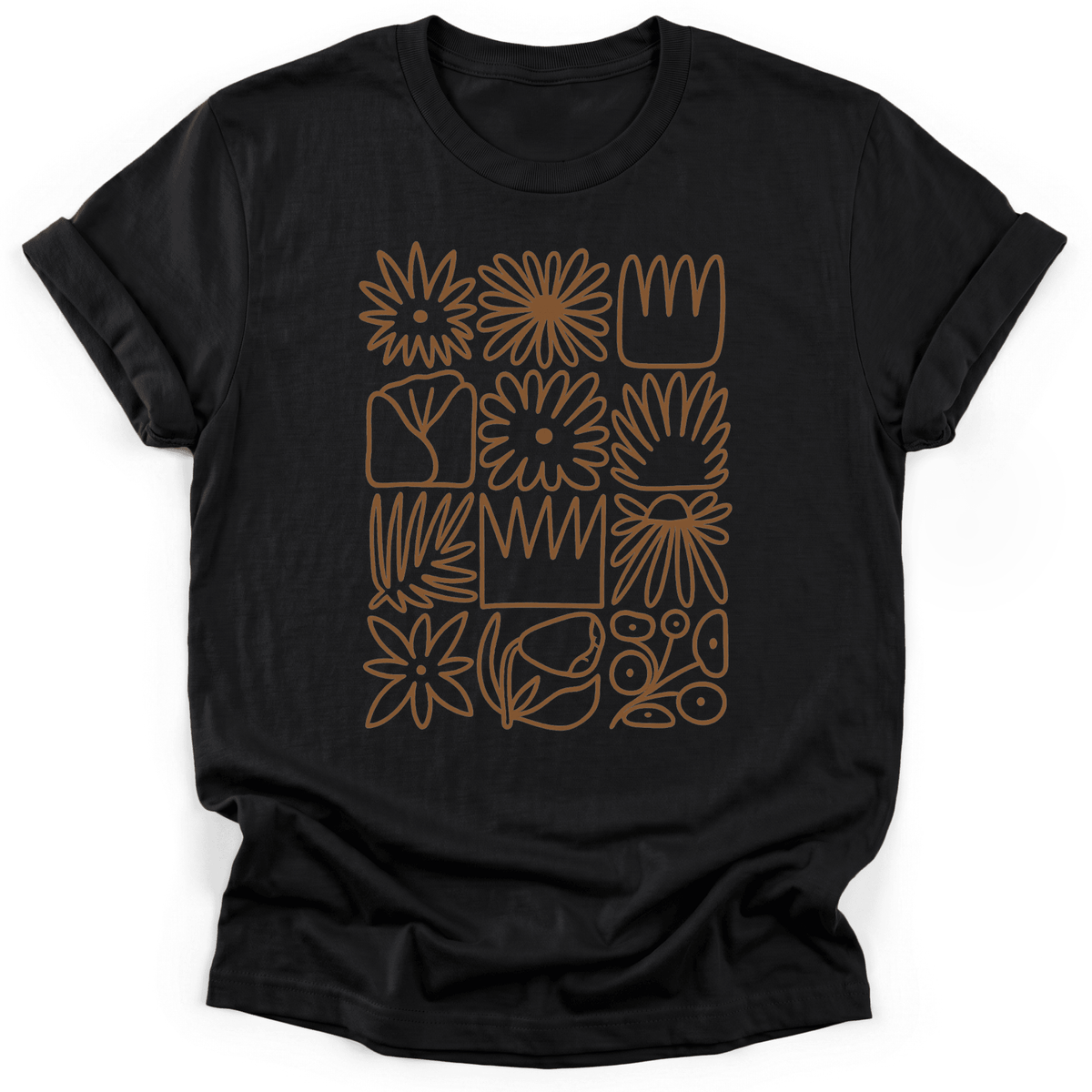 Flower Block T-Shirt - Funny Hiking Graphic Tee - Gift for Hikers - Unisex
