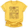 Flower Block T-Shirt - Funny Hiking Graphic Tee - Gift for Hikers - Unisex