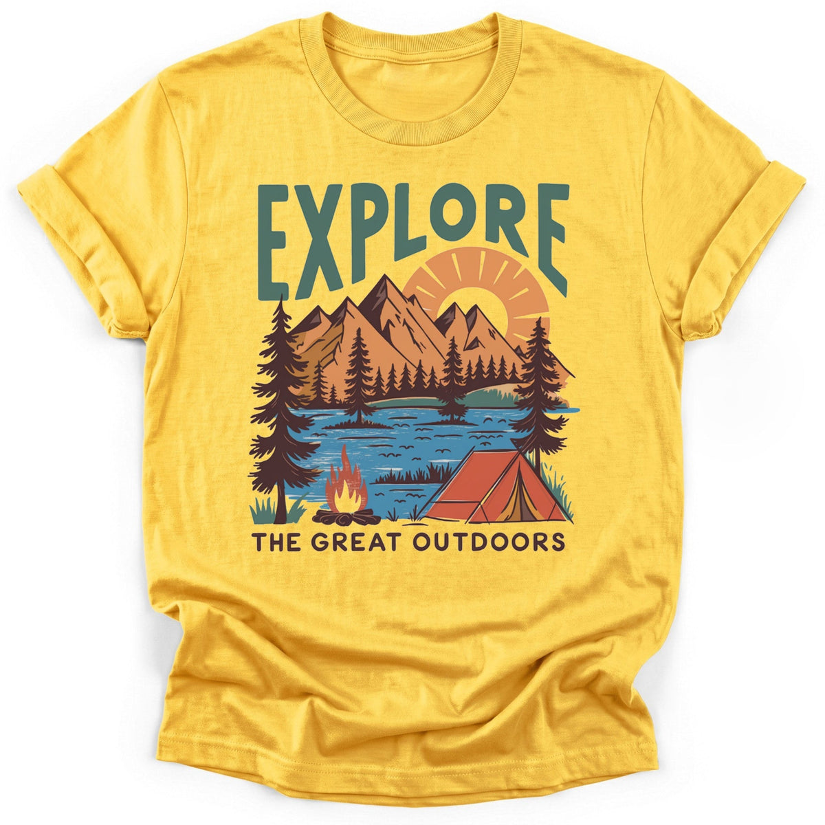 Explore Outdoors T-Shirt - Funny Hiking Graphic Tee - Gift for Hikers - Unisex